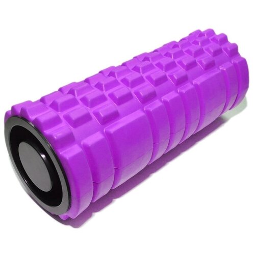 Ролик массажный, Валики для йоги, пилатеса, фитнеса и спорта (GZ5-33) Фиолетовый