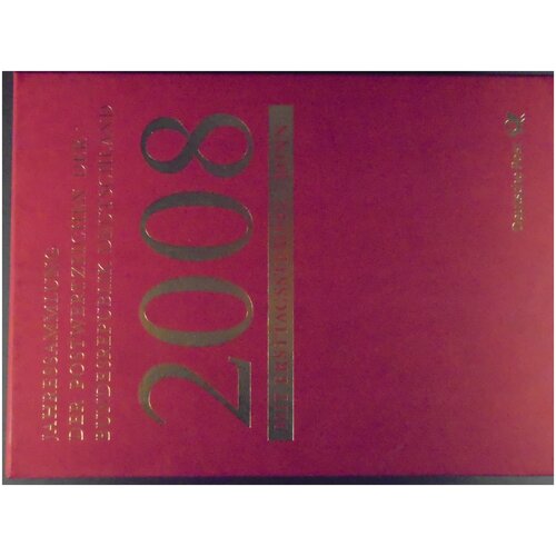 Ежегодная коллекция почтовых знаков Германия 2008 Бонн ежегодная коллекция почтовых знаков германия 2000 бонн