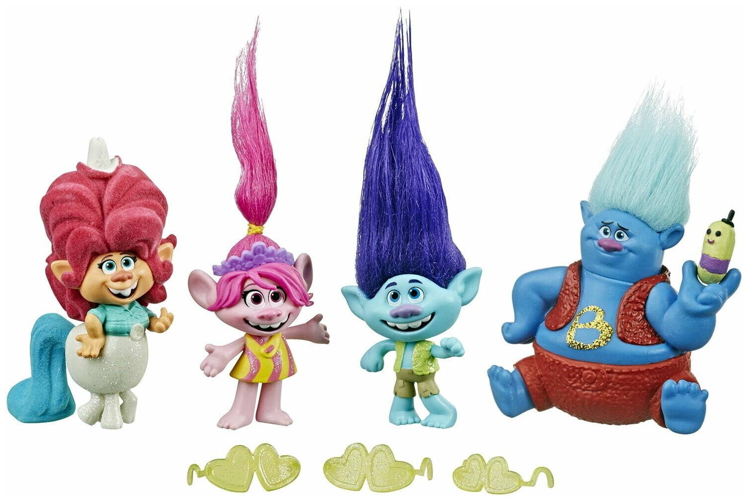 Набор игровой Фигурки троллей с аксессуарами Мировой Тур Тролли Trolls