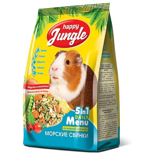 Happy Jungle корм для морских свинок 400 гр (10 шт)