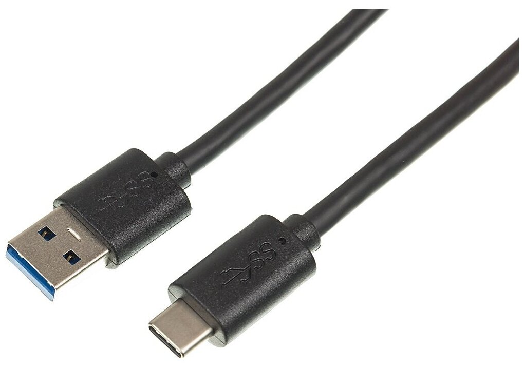 Кабель BURO USB 3.0 A(m), USB Type-C (m), 3м, черный [bhp usb-tpc-3] - фото №2