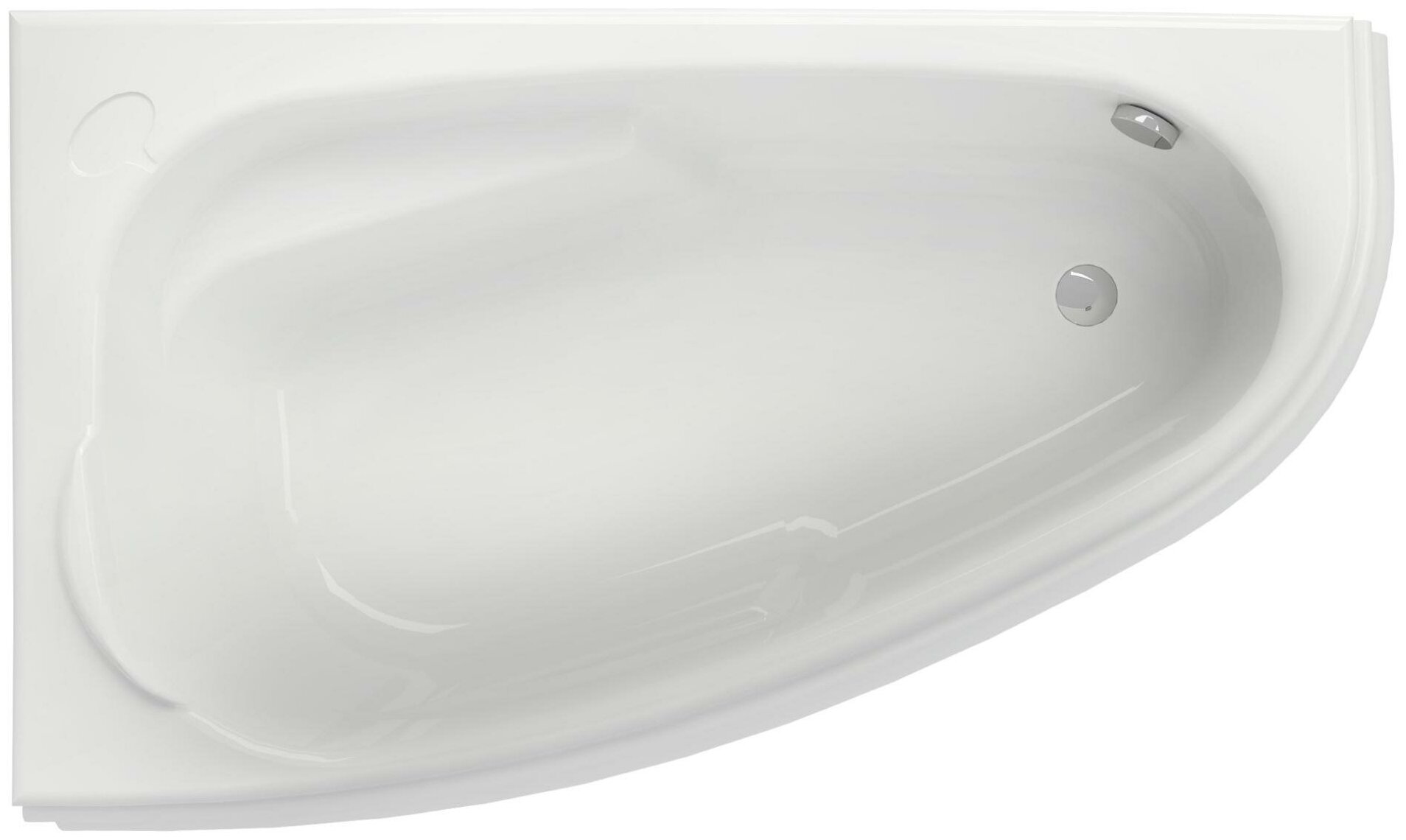 фото Акриловая ванна Cersanit Joanna 1600x950 левая, белый 63338