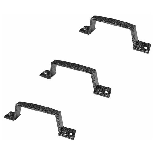 Ручка-скоба РС-60 серебряный антик комплект 3 шт