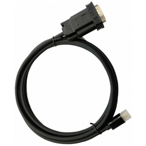 Кабель аудио-видео Buro BHP MDPP-VGA-2, 1.1v miniDisplayport (m)/VGA (m), черный, 2 м кабель аудио видео buro 1 1v minidisplayport m vga m 2м позолоченные контакты черный bhp mdpp vga 2 bhp ret mdpp vga 2