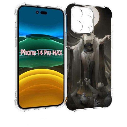 Чехол MyPads Erfiorr — Fantasy Art Dimension для iPhone 14 Pro Max задняя-панель-накладка-бампер