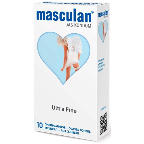 Презервативы ультратонкие Masculan Ultra Fine, 3 шт