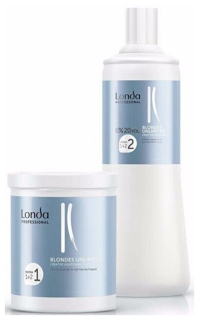 Londa Professional Blondes Unlimited Окислитель 6% 1000 мл (Londa Professional, ) - фото №6