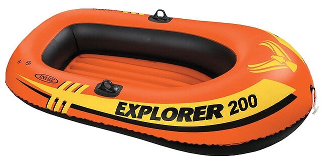 INTEX Надувная лодка Explorer-200 двухместная 185*94*41 см 58330