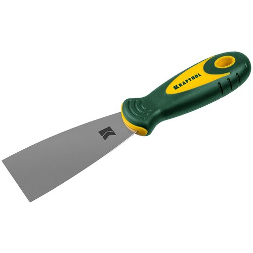 Шпательная лопатка KRAFTOOL с 2-компонент ручк, профилиров нержав полотно, 50мм