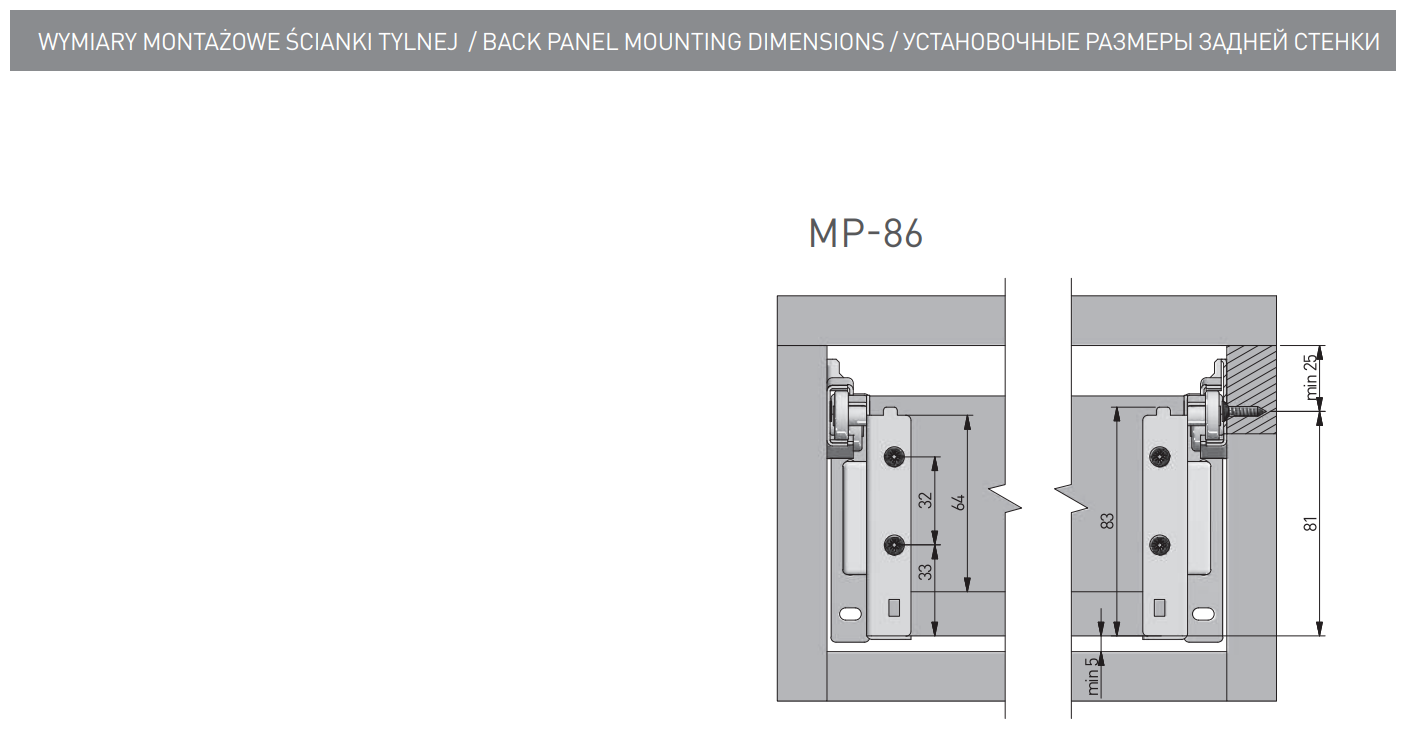 Метабоксы GTV 86x450 мм, белые MP-086450-10 - фотография № 6