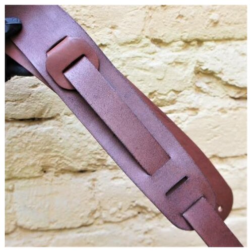 Ремень ChoruS, вишнёвый, натур. кожа