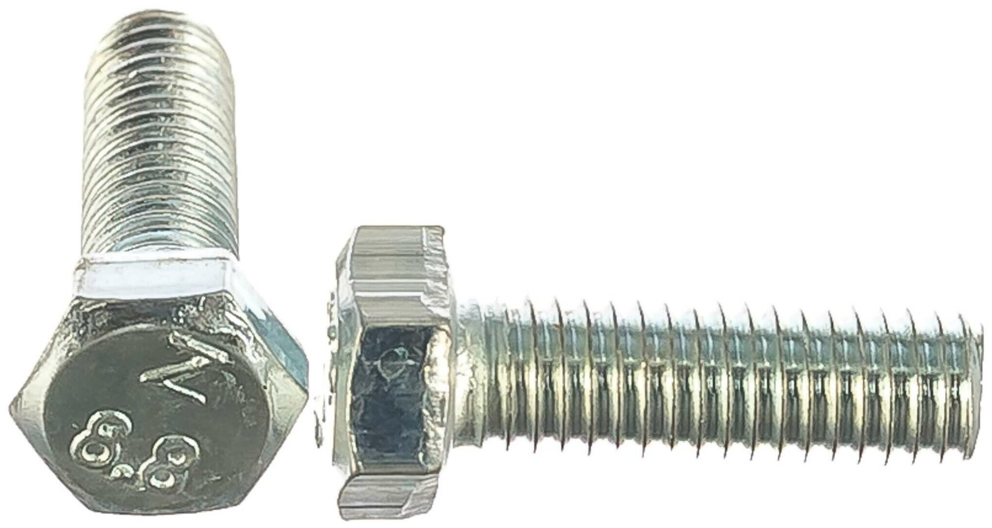 Болт DIN933 8.8 с шестигранной головкой оцинк. М5х16 (100 шт) Tech-K 105196 - фотография № 4