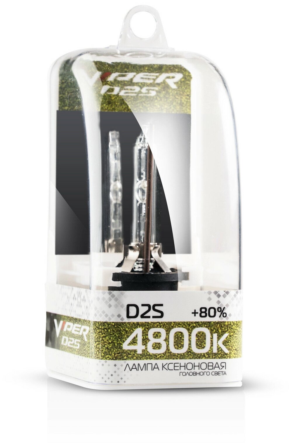 Ксеноновая лампа D2S VIPER (+80%) 4800к.