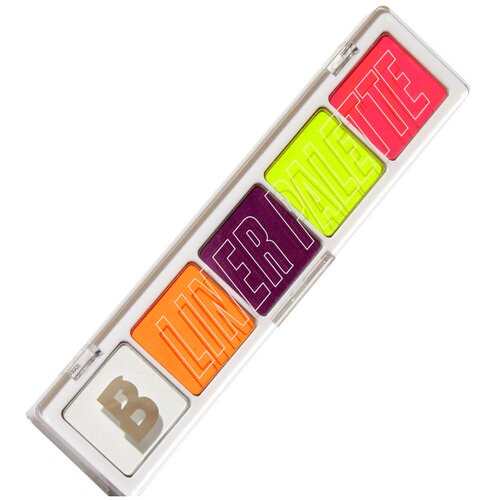 Beauty Bay Палетка подводок Technidaze Aquavated Liner Palette, оттенок brights