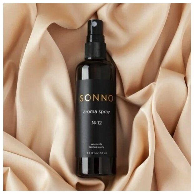 фото Парфюмированный спрей для одежды и дома SONNO Теплый шелк №.12 , 100 ml