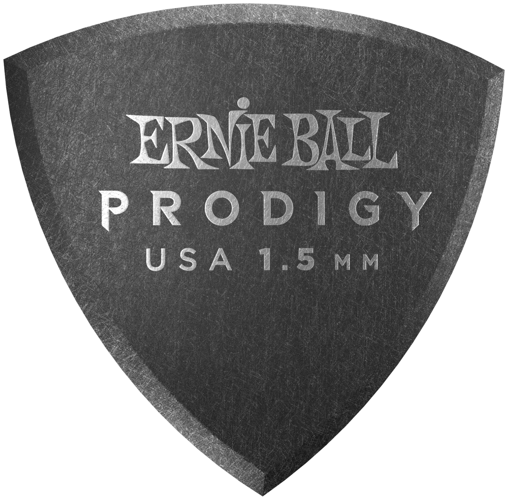 Ernie Ball 9332 Prodigy Black Shield Large комплект медиаторов, 1,5 мм, 6 шт