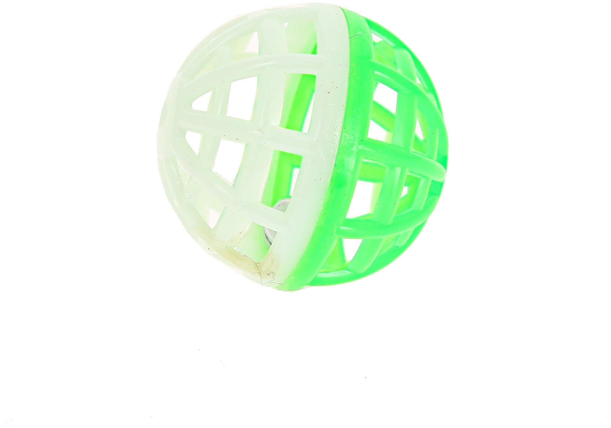 Каскад игрушка "Мяч сетчатый с колокольчиком" для кошек 4 см. - фотография № 2