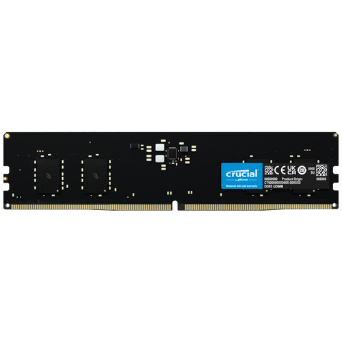 Оперативная память Crucial DDR5-4800 UDIMM 1x8 ГБ (CT8G48C40U5)