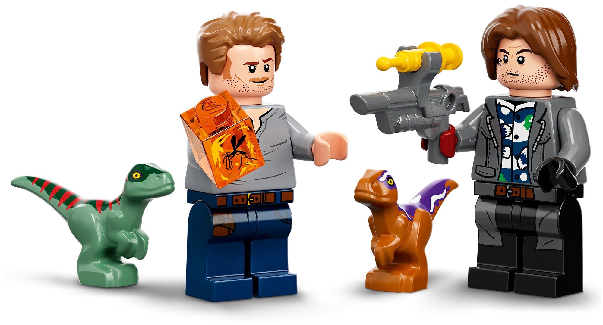 Конструктор LEGO 76945 Jurassic World Atrociraptor (Атроцираптор: погоня на мотоцикле) - фото №4