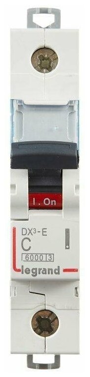 Выключатель автоматический DX3-E 10А 1П однополюсный C 6кА 407261 Legrand - фотография № 3