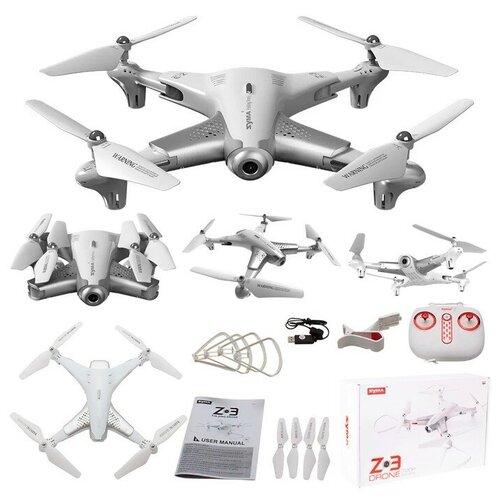 Квадрокоптер Syma Z3 Белый квадрокоптер syma x23 белый