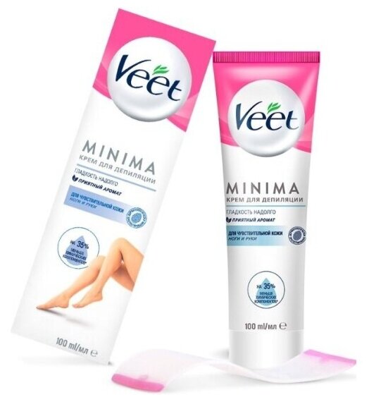 Крем для депиляции Veet Minima для чувствительной кожи, 100 мл