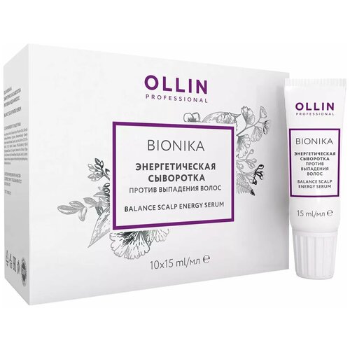 Ollin Professional Сыворотка энергетическая против выпадения волос / Balance scalp energy serum 6 х 15 мл wella sp balance scalp energy serum энергетическая сыворотка против выпадения волос 100 мл