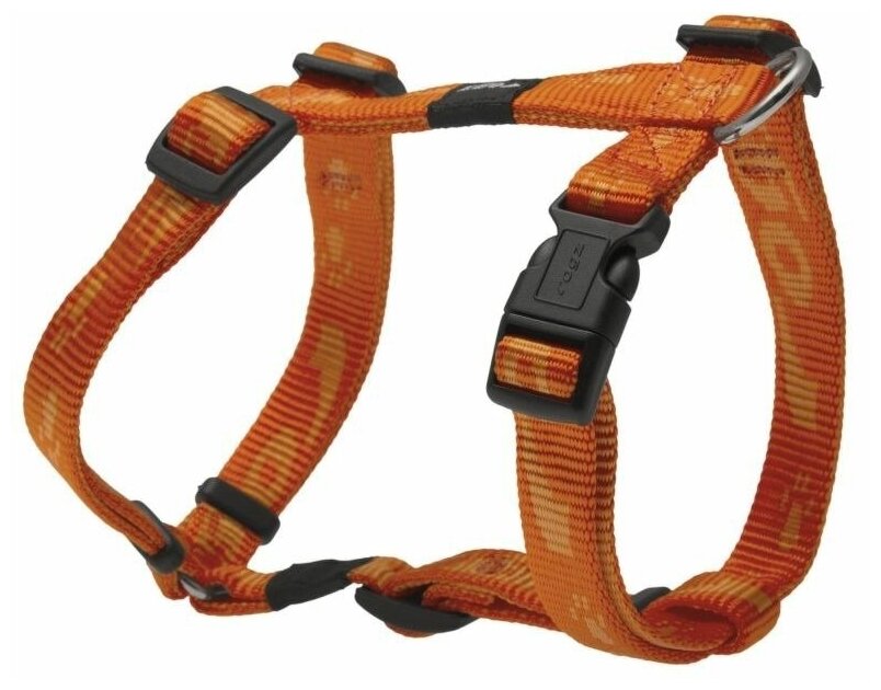 Шлейка Rogz Alpinist M (SJ23) оранжевый, M - фотография № 2
