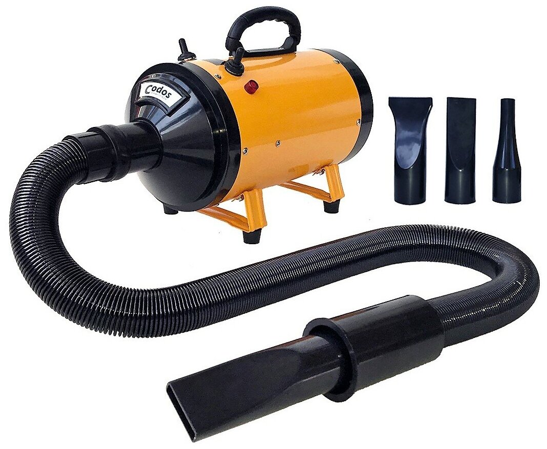 Codos CP-240 Фен-компрессор для сушки собак и кошек, оранжевый, черный 325091
