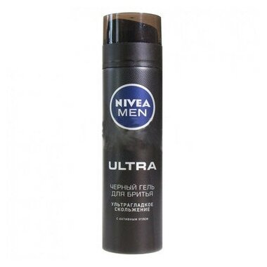 Черный гель для бритья Nivea Men Ultra, 200 мл - фото №15