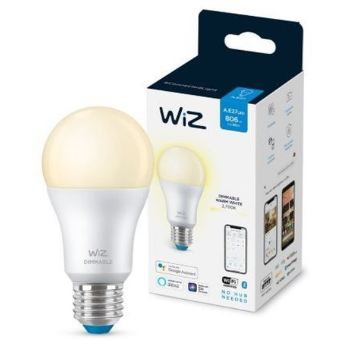 Умная лампа WiZ / Умная LED лампа RGB / голосовое управление / управление со смартфона