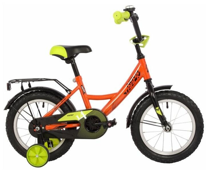 Велосипед NOVATRACK 14" VECTOR (2022) оранжевый