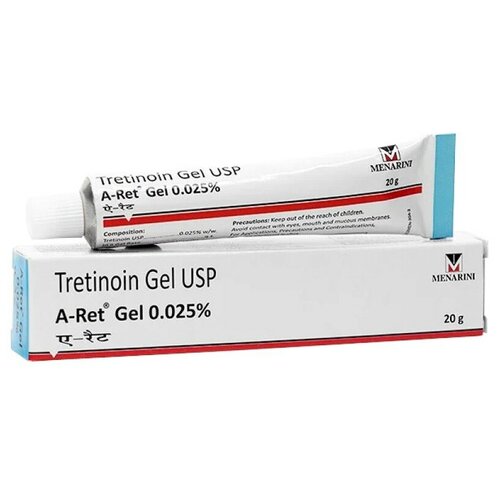 Третиноин гель 0,025% ( Tretinoin Gel USP A-Ret Gel 0,025% Menarini ) 20 гр
