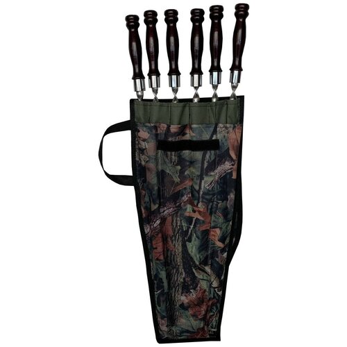 Набор шампуров в чехле из ткани 