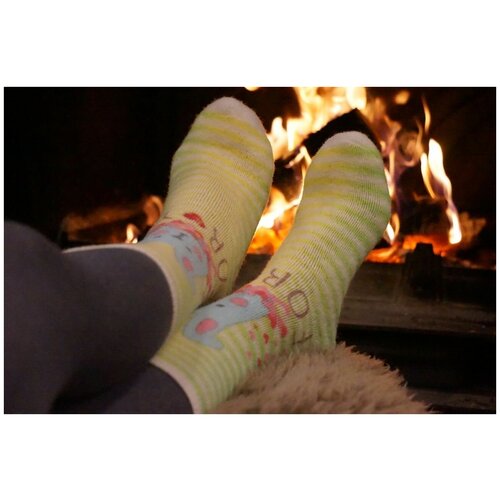 фото Носки шерстянки базовая коллекция, размер 42/45, зеленый