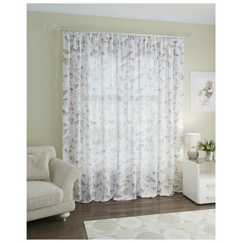 Тюль- вуаль DDA Бабочки 300*260 см