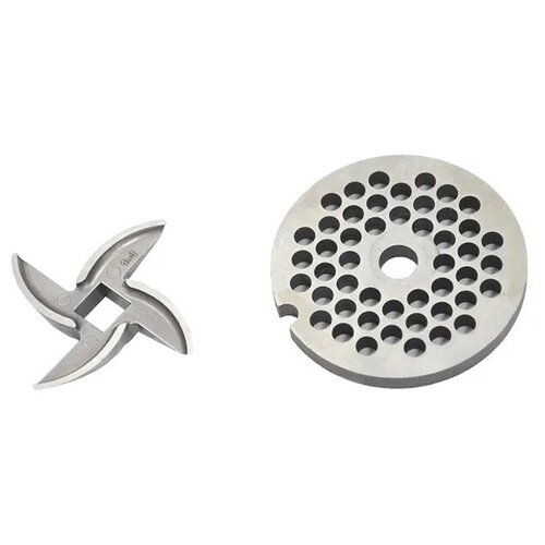 Комплект мясорубки ратеп нож и решётка нержавейка (910144)