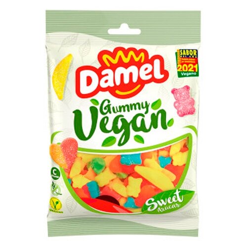 Жевательный мармелад Damel VEGAN Микс в сахаре, 80 г