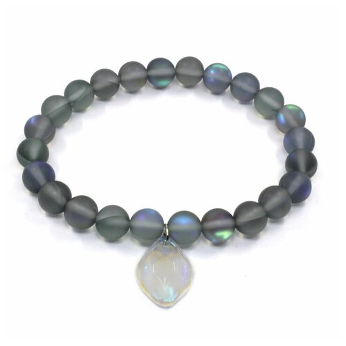 фото Handinsilver ( посеребриручку ) браслет из матового голубого лабрадорита 8мм и подвеской