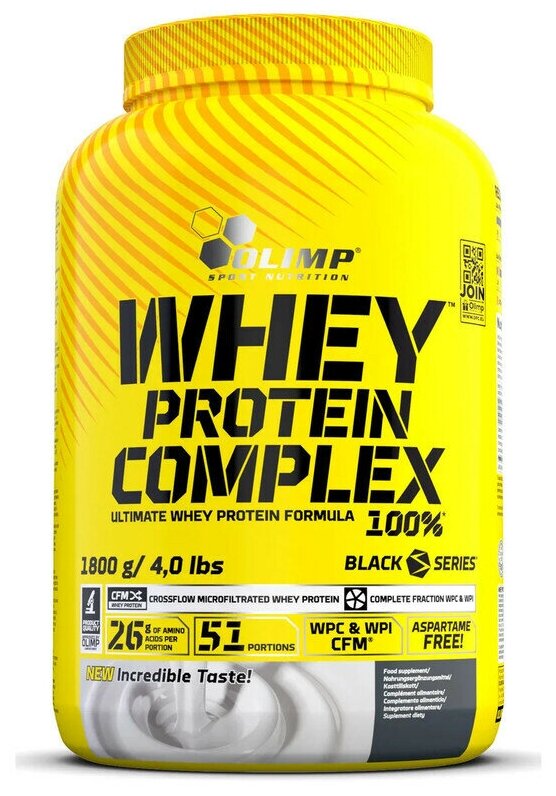 Olimp Nutrition, Whey Protein Complex 100%, 1800г (Ледяной кофе)