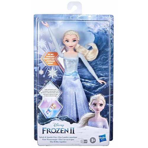 Disney Frozen II Кукла Splash  & Sparkle Elsa с высотой 30 см 