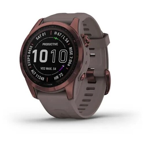 GARMIN Умные часы Garmin Fenix 7s Sapphire Solar (Бронзовый)