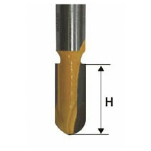 Фреза пазовая галтельная ф19х32, r9.5, хв. 12мм энкор (46066)