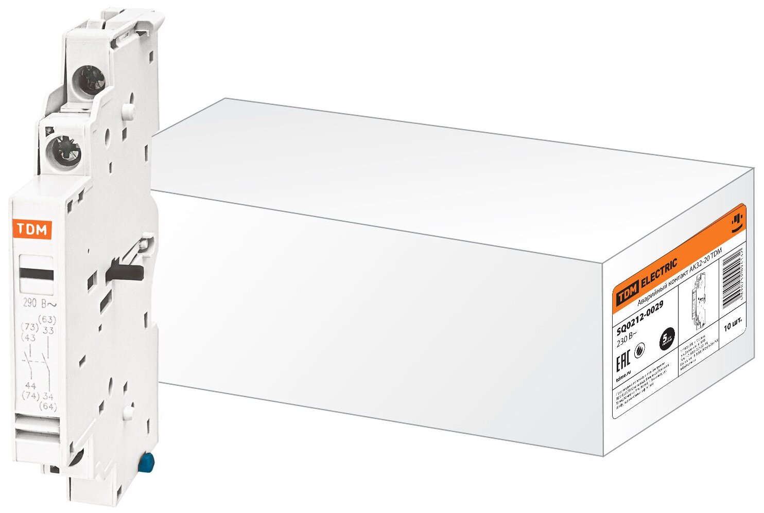 фото Аварийный контакт АК32-20 TDM Electric (SQ0212-0029)