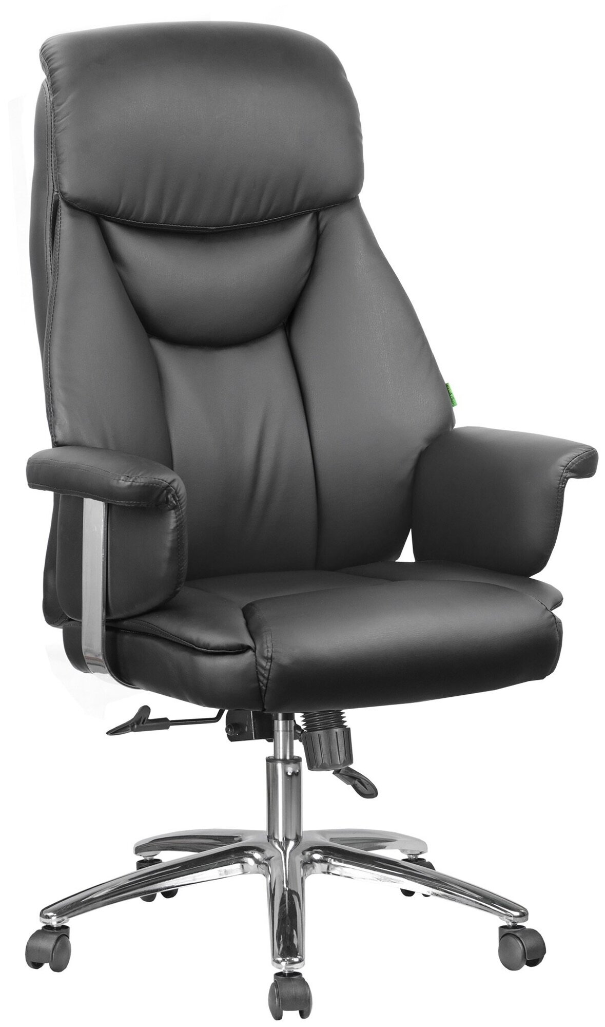 Компьютерное кресло для руководителя Riva Chair 9501 Натуральная кожа Черный