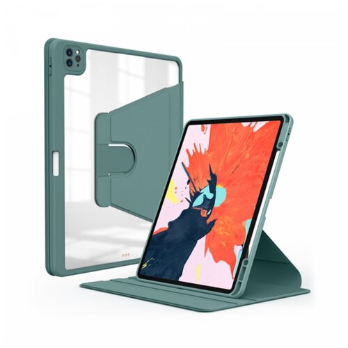 Чехол для планшета WiWU Waltz Rotative iPad Case для Apple iPad mini 6 8.3, темно-зеленый