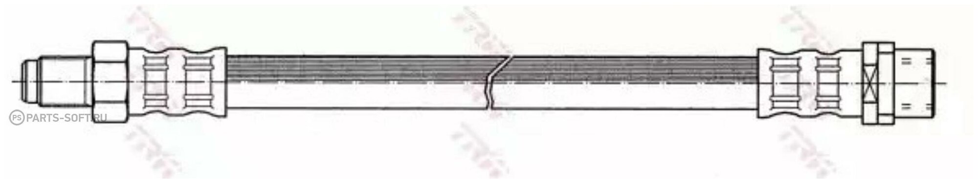 Шланг тормозной TRW / арт. PHB353 - (1 шт)