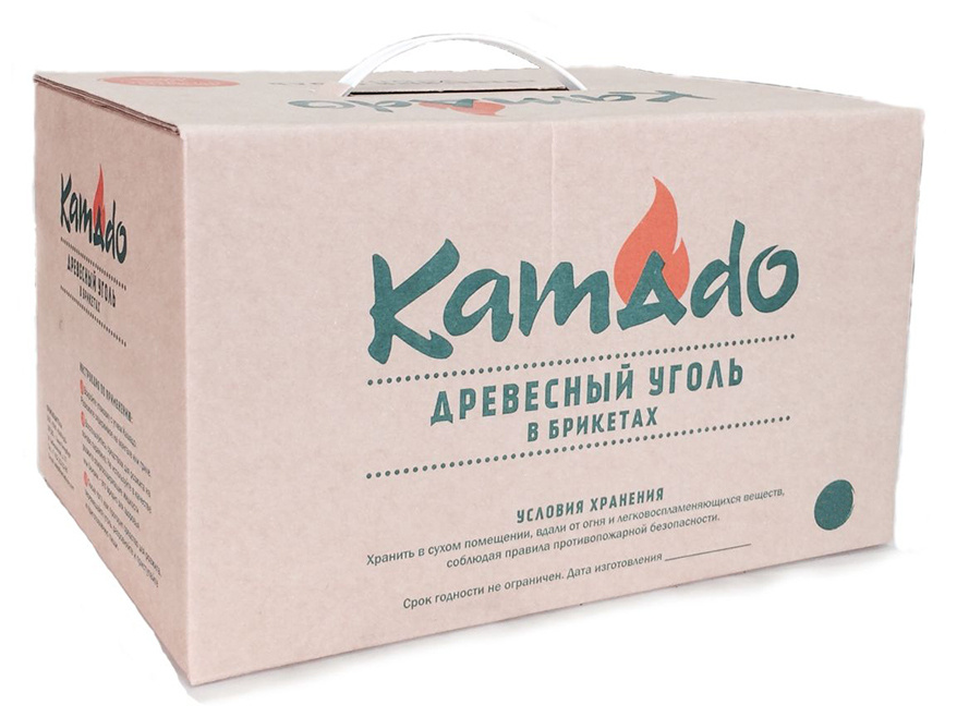 Уголь KAMADO JOE брикеты 10 кг, коробка