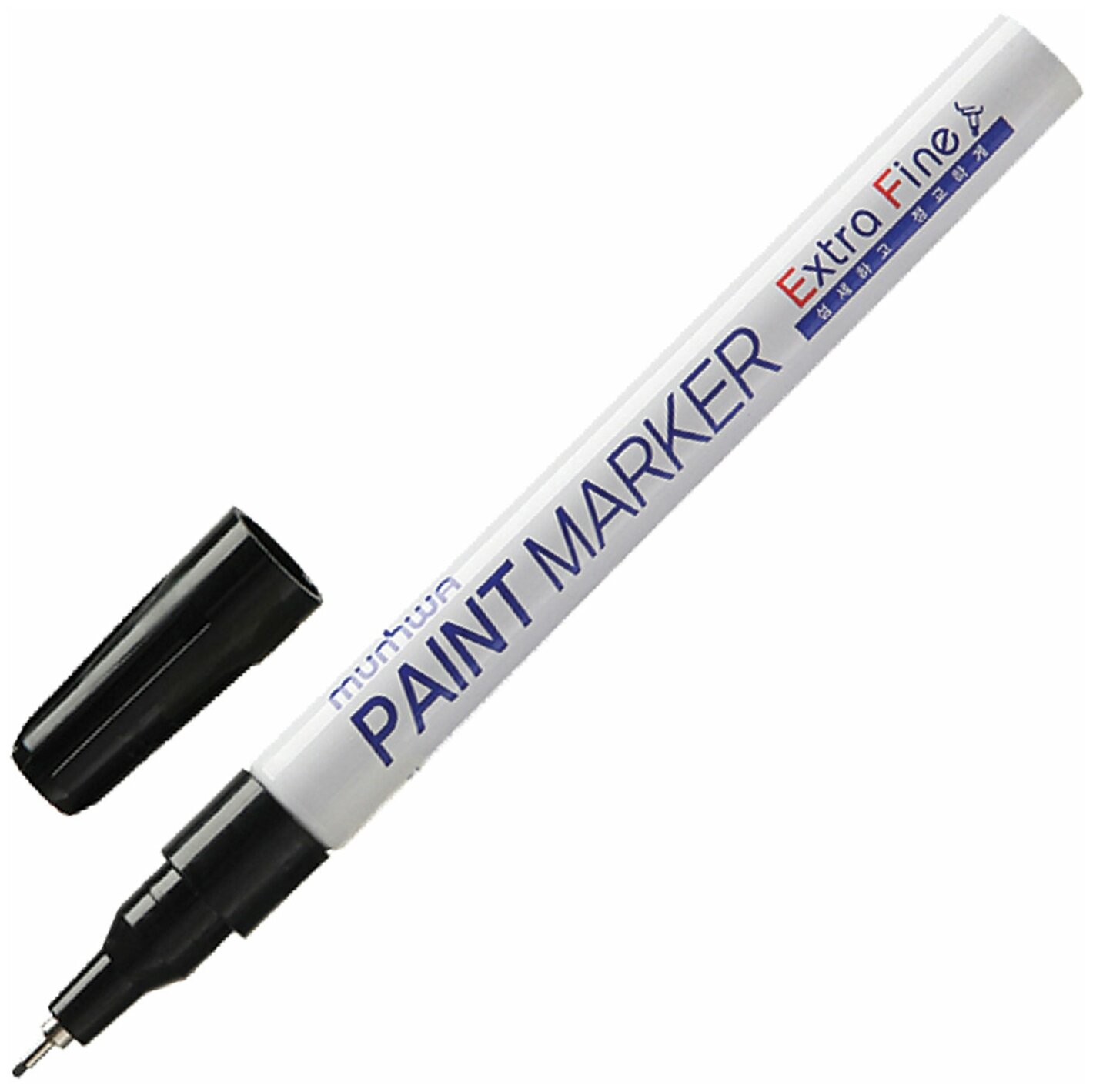 Маркер-краска MunHwa лаковый "Extra Fine Paint Marker", черный, 1 мм, нитро-основа (EFPM-01)
