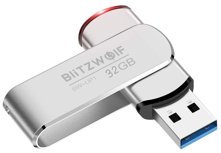 Флэш-накопитель BlitzWolf BW-UP1 USB Flash Drive 32GB Silver